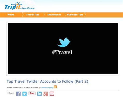 traveling twitter account